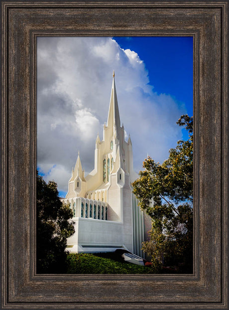 San Diego Temple - Spire and Cloud