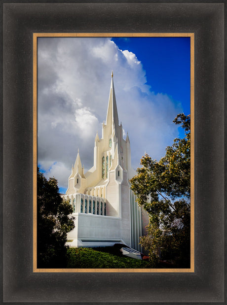 San Diego Temple - Spire and Cloud