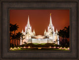San Diego Temple - Sunset on Fire