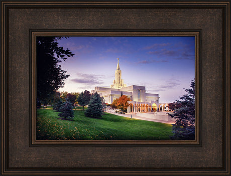 Bountiful Temple - Fall Sunrise