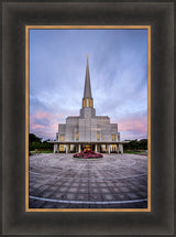 Preston Temple - Courtyard Sunrise
