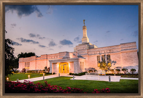 Columbus Temple - Evening Shadows