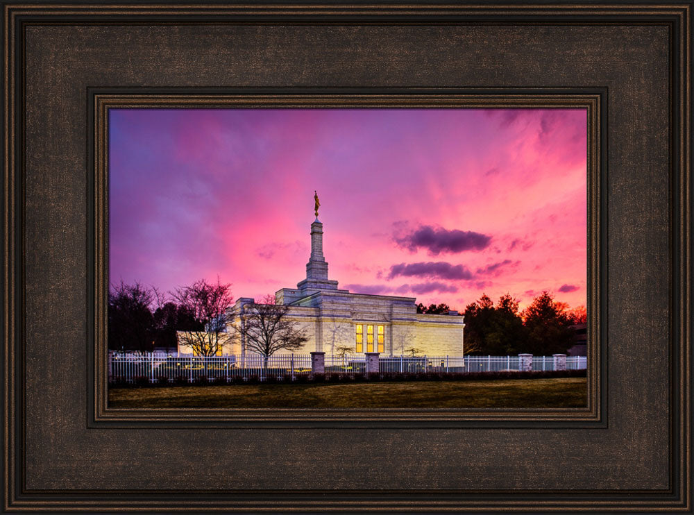 Detroit Temple - Pink Sunset