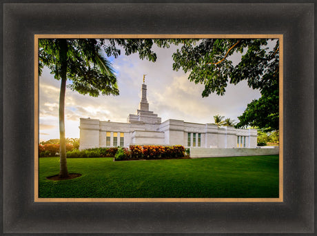 Kona Temple - Bushes on the Side