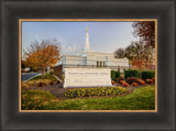 Nashville Temple - Sign in Fall