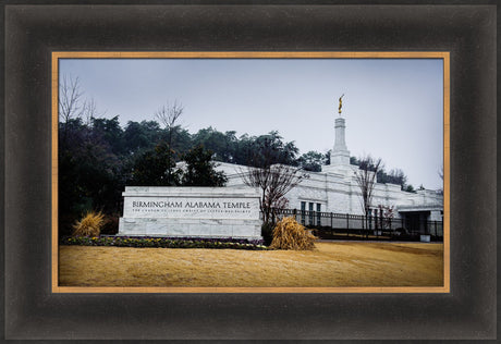 Birmingham Temple - Golden Sign