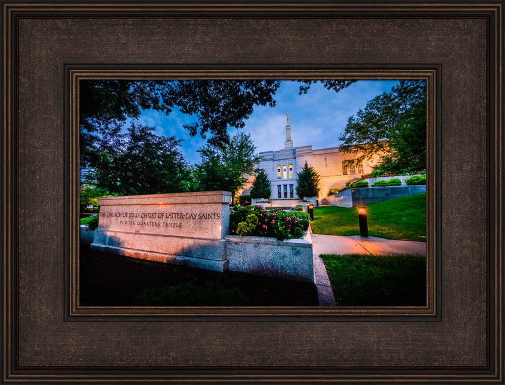 Winter Quarters Temple - Sign