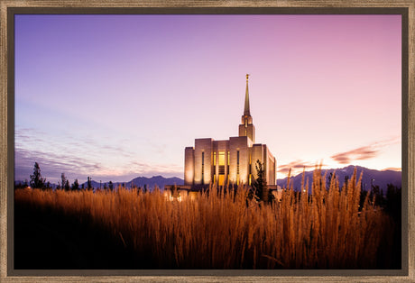 Oquirrh Mountain Temple - Morning Twilight