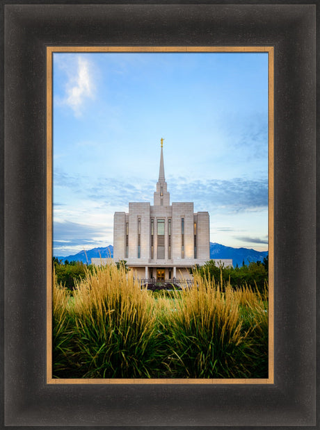Oquirrh Mountain Temple - Through the Grass