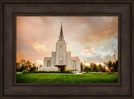 Vancouver Temple - Sunset