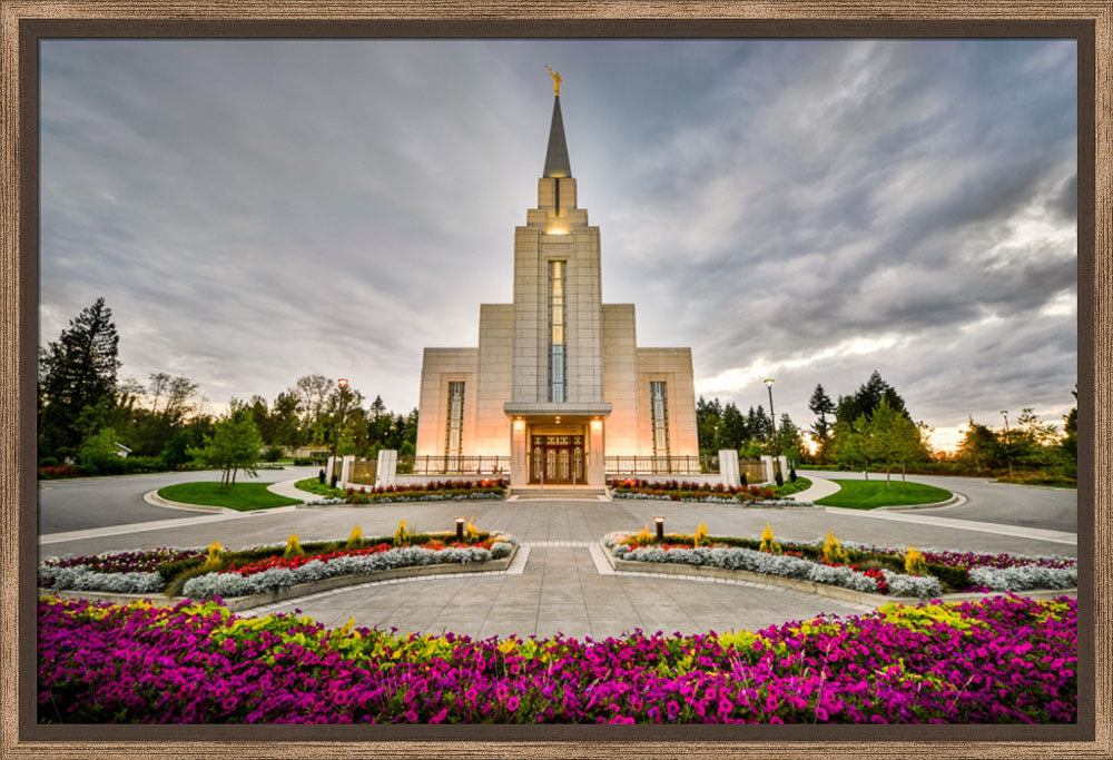 Vancouver Temple - Flowered Path