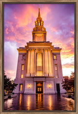 Philadephia Temple - Sunset