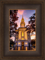 Philadephia Temple - Sunset Entrance