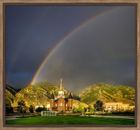 Provo City Center Temple - Double Rainbow