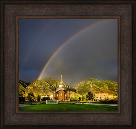Provo City Center Temple - Double Rainbow