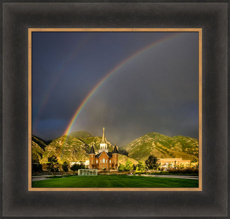Provo City Center Temple - Double Rainbow