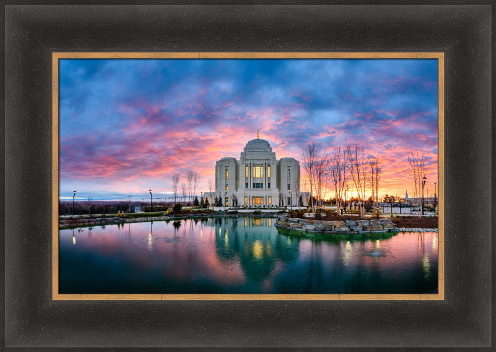Meridian Temple - Colorful Sunset