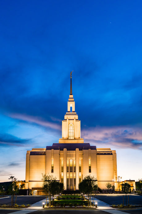 Red Cliffs Utah Temple - Evening Shadows