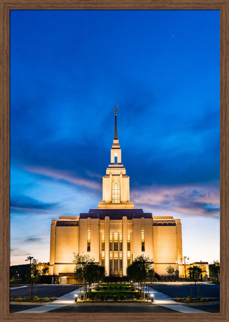 Red Cliffs Utah Temple - Evening Shadows