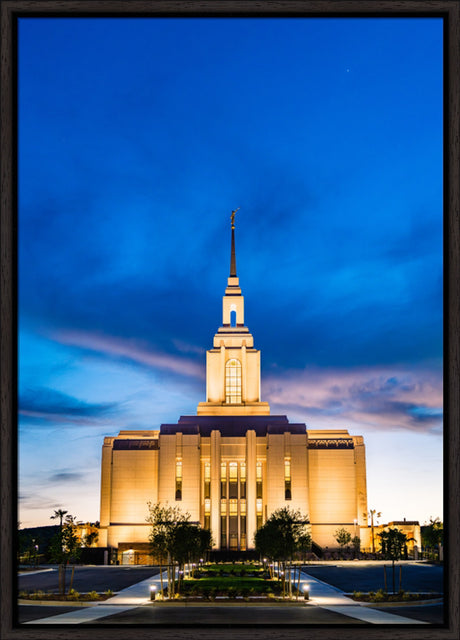 Red Cliffs Utah Temple - Evening Shadows
