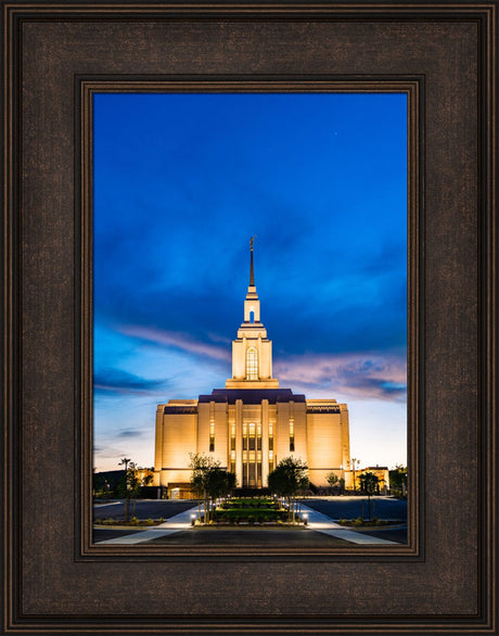 Red Cliffs Utah Temple - Evening Shadows