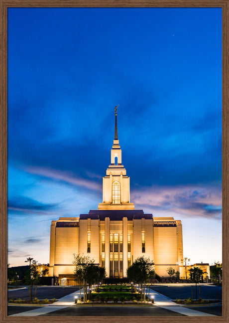 Red Cliffs Utah Temple - Evening Shadows