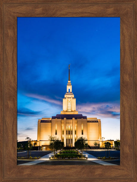 Red Cliffs Utah Temple - Evening Shadows