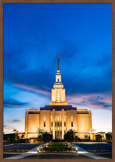 Red Cliffs Utah Temple - Evening Shadows