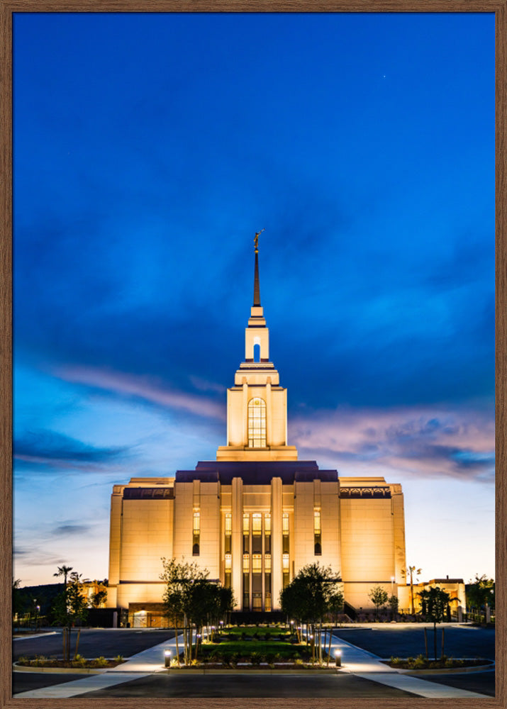 Red Cliffs Utah Temple - Evening Shadows