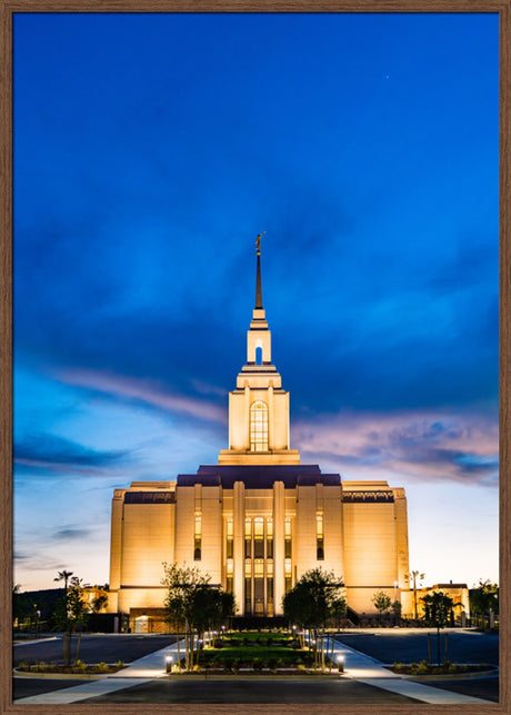 Red Cliffs Utah Temple - Evening Shadows