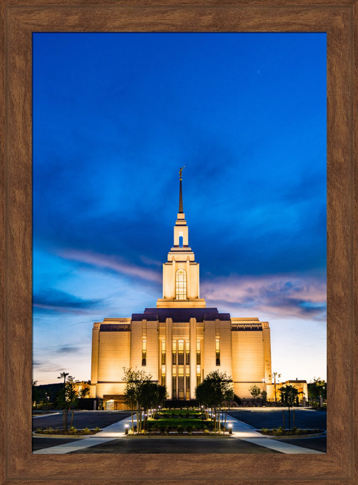 Red Cliffs Utah Temple - Evening Shadows