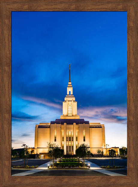 Red Cliffs Utah Temple - Evening Shadows