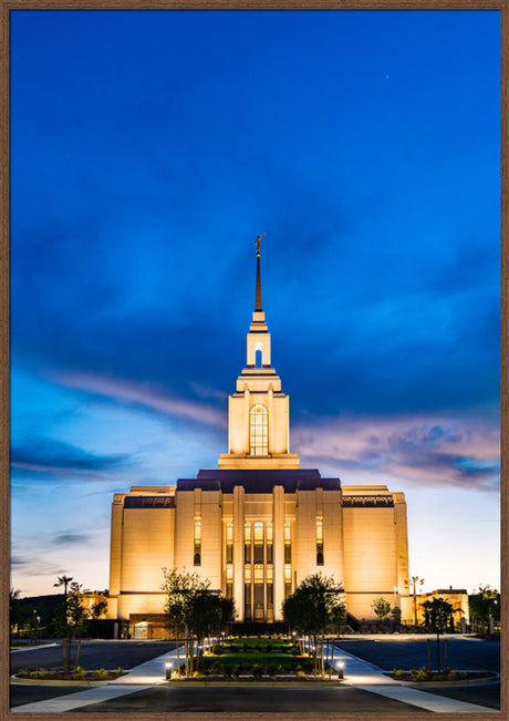 Red Cliffs Utah Temple - Evening Shadows