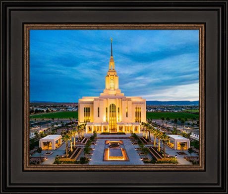 Red Cliffs Utah Temple - Evening Glow