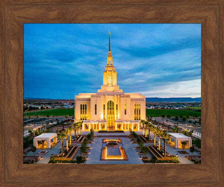 Red Cliffs Utah Temple - Evening Glow