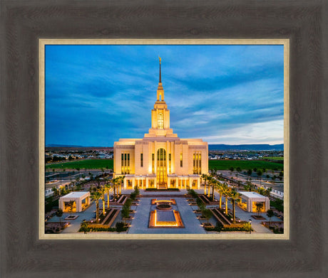 Red Cliffs Utah Temple - Evening Glow