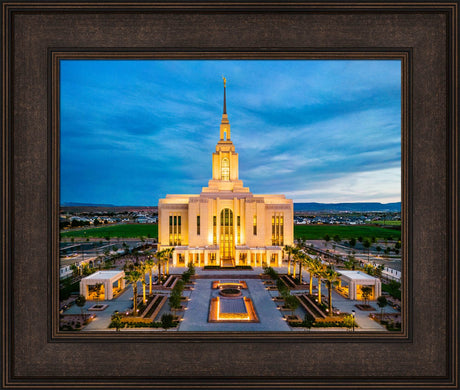 Red Cliffs Utah Temple - Evening Glow