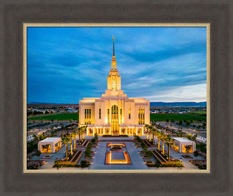 Red Cliffs Utah Temple - Evening Glow