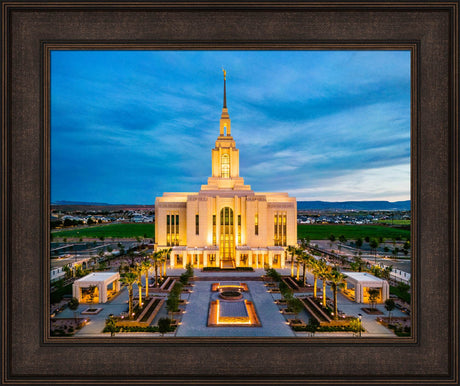 Red Cliffs Utah Temple - Evening Glow