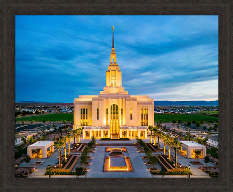 Red Cliffs Utah Temple - Evening Glow