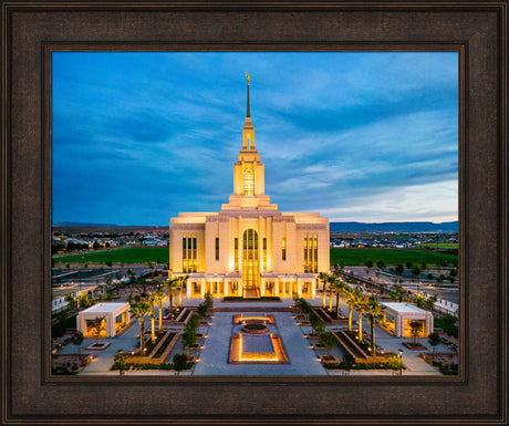 Red Cliffs Utah Temple - Evening Glow