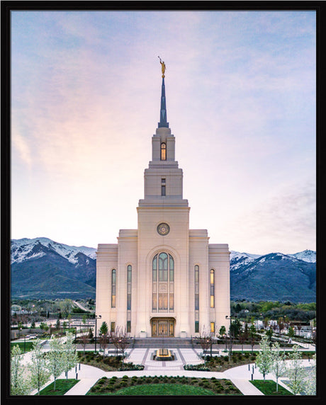 Layton Utah Temple- Mountain Blossoms