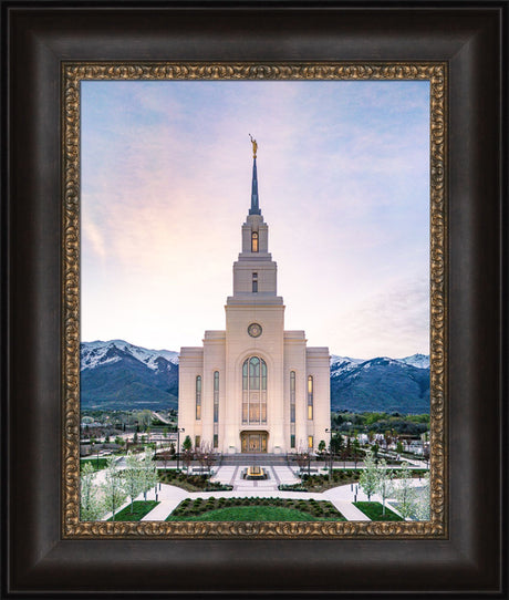 Layton Utah Temple- Mountain Blossoms