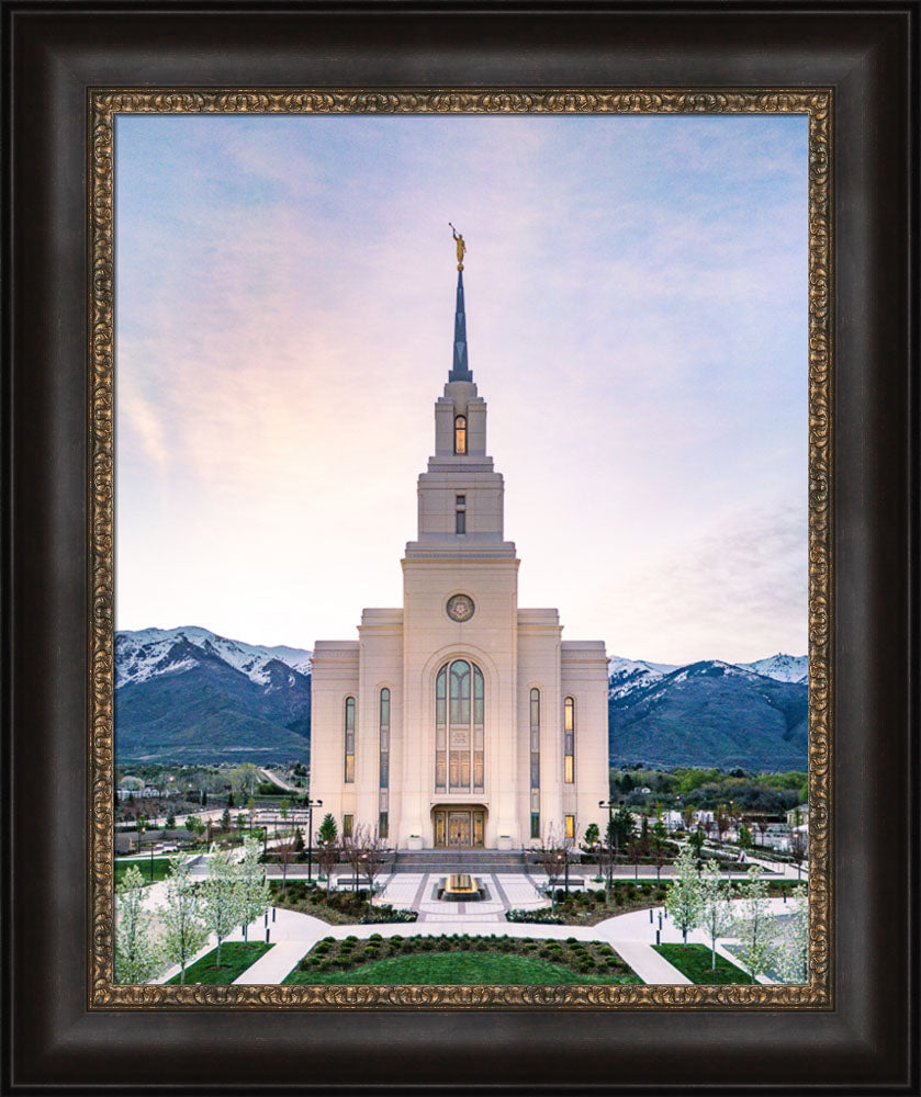 Layton Utah Temple- Mountain Blossoms