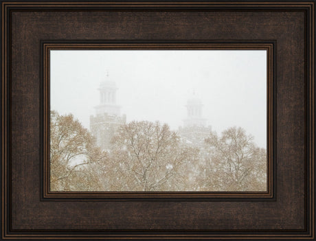 Logan Temple - In the Snow by Greg Collins