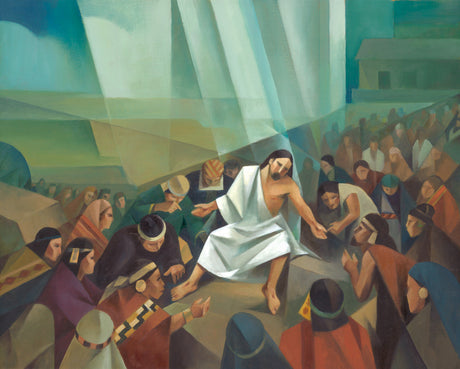 The resurrected christ visits the Americas and shows his crucifixionÃâÃÂ marks.