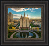 Salt Lake Temple - City Sunset