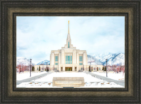 Ogden Temple - Snowy Mountains