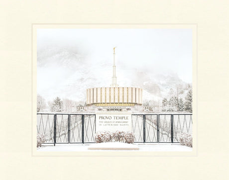 Provo Temple - Winter Beauty