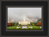 Provo Temple - Fall Fog
